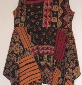 Child's African Print Overlay - Superposición de impresión africana para niños