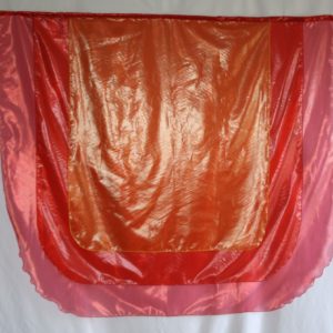 Triple Layered Crystal Clear Lame' Flags