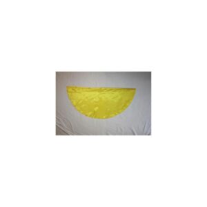JUV Poly Silk flag w/enclosed wooden handle Yellow