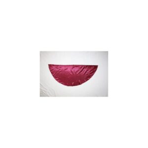 JUV Poly Silk flag w/enclosed wooden handle Burgundy