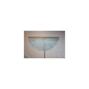 JUV Poly Silk flag w/enclosed wooden handle Lit Blue