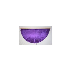 JUV Poly Silk flag w/enclosed wooden handle Purple